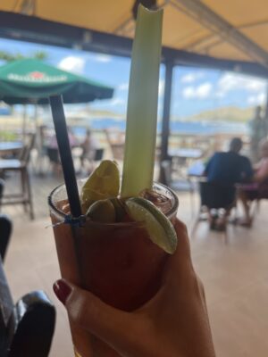 Bloody Mary before Hitchhiking across the Atlantic
