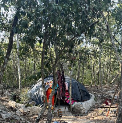 temazcal set-up