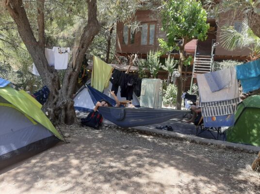 relaxing in kabak koyu turkey