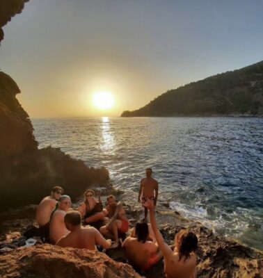 sunset in kabak koyu turkey