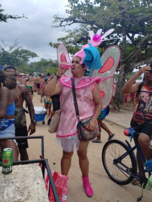 A typical scene from the everyday of Carnaval of Rio de Janeiro